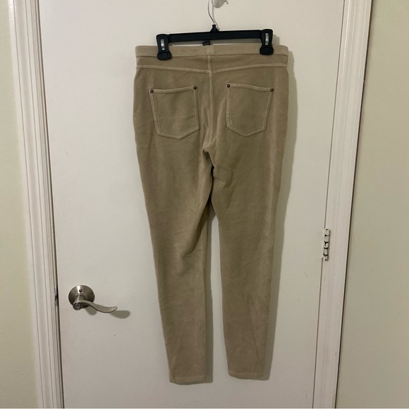 Style & Co Women’s Beige Tan Mid-Rise Corduroy Leggings Pants - Picture 3 of 4